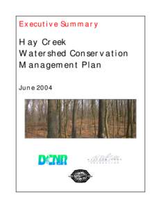 Executive Summary  Hay Creek Watershed Conservation Management Plan June 2004