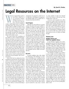 Legal Resources on the Internet
