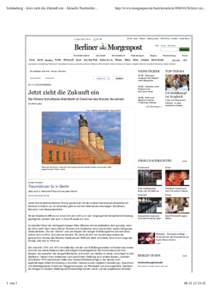 Schöneberg - Jetzt zieht die Zukunft ein - Aktuelle NachrichteNov. 2012, 15:41 http://www.morgenpost.de/bezirke/article110634138/Jetzt-zie...