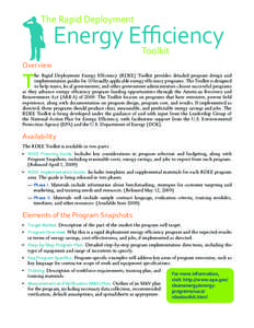 Environment / Energy conservation / Sustainable building / Building engineering / Energy audit / United States Department of Energy / Energy Star / Energy Efficiency and Conservation Block Grants / Energy Rebate Program / Energy in the United States / Environment of the United States / Energy