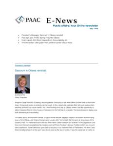 PAAC E-News, July • 2006