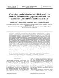 Atlantic cod / Gadidae / Flounder / Biomass / Demersal fish / Four-Spotted flounder / Summer flounder / Biome / Merlucciidae / Fish / Paralichthyidae / Fisheries