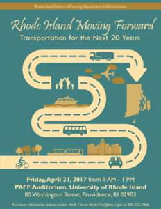 Rhode Island Moving Forward April 21st