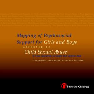 Mapping of Psychosocial Support for Girls and Boys A F F E C T E D B Y