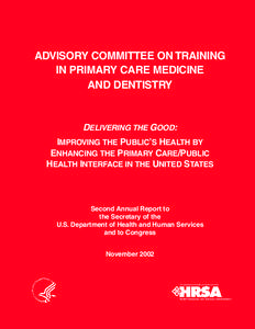 Advisory Committee[removed]2nd Annual Report