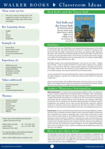 Ned Kelly and the Green Sash Classroom Ideas.pdf