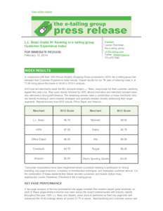 Press Release View online version     