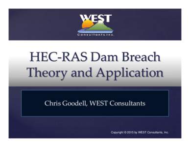 Microsoft PowerPoint - HECRAS_DamBreach_Theory_and_Application.pptx