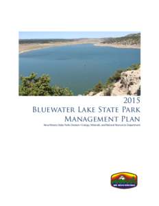 Bluewater Lake State Park Management Plan 2015