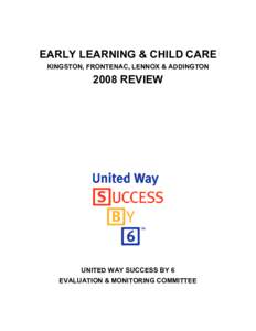 Microsoft Word - EARLY LEARNING - final report.doc