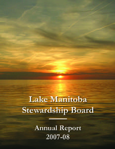 Lake Manitoba Stewardship Board, Annual Report[removed]