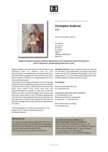 Neuerscheinung im Kehrer Verlag  Christopher Anderson SON  Text von Christopher Anderson