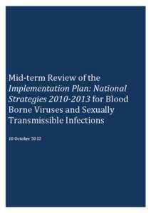 Mid-term Review of the Implementation Plan: National Strategies[removed]for Blood