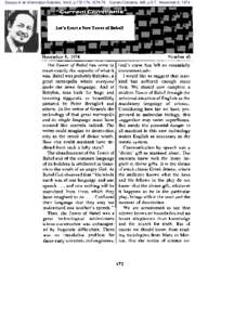 Essays of an Information Scientist, Vol:2, p[removed], [removed]Current Contents, #45, p.5-7, November 6, 1974 Number 45