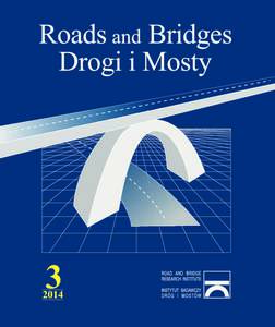 Quarterly ISSNRoads and Bridges Drogi i Mosty (the former title “Drogi i Mosty”