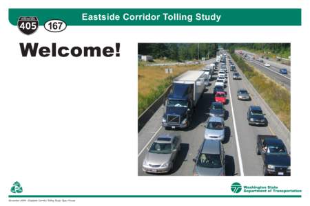 Electronic toll collection / Washington State Route 167 / High occupancy/toll and express toll lanes / Toll road / Lane / Interstate 405 / Metropolitan Seattle Freeways / Transport / Land transport / Road transport