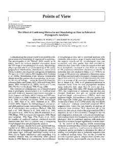 Points of View Si/st. Biol. 55(4):[removed],2006 Copyright © Society of Systematic Biologists