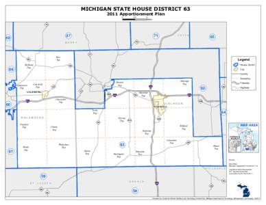 MICHIGAN STATE HOUSE DISTRICT[removed]Apportionment Plan 0 2.5