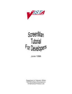 JuneDepartment of Veterans Affairs VISTA Software Development Infrastructure Product Line