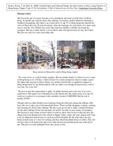 Microsoft Word - The chapter on the three young Hong Kong Chinese.doc