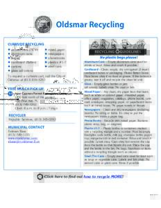 Oldsmar Recycling CURBSIDE RECYCLING l l l l