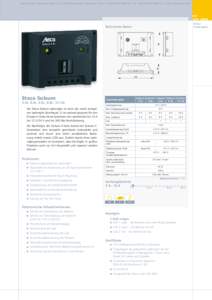 Steca GmbH | Mammostraße 1 | 87700 Memmingen | Germany | Fon +[removed]0 | Fax +[removed]12 | www.stecasolar.com  PV OFF GRID S o l a rLaderegler