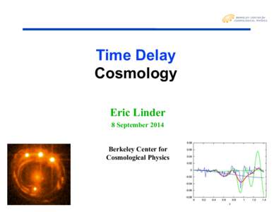 Time Delay Cosmology Eric Linder 8 September 2014 Berkeley Center for Cosmological Physics