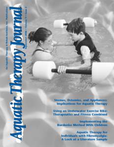 An Aquatic Therapy & Rehab Institute, Inc. Publication  September 2006 • Volume 9 • Issue 2