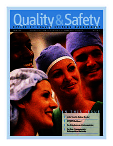 Quality & Safety, Vol.3 No.1