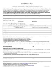 Microsoft Word - High School Special Admit Form.docx