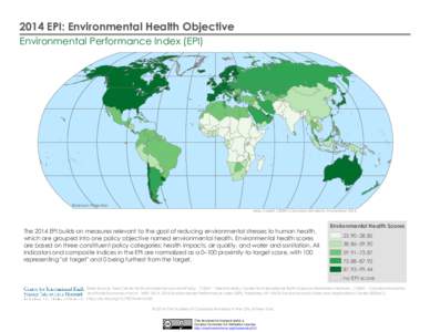 2014 EPI: Environmental Health Objective 3;.74 32 *39&1 *7+ 4 72 &3( *  3) *=