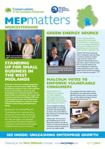 MEPmatters WORCESTERSHIRE green energy source A visit to Worcestershire’s Evesham Vale Growers gave