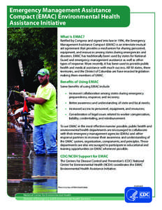 Emergency Management Assistance Compact (EMAC) Environmental Health Assistance Initiative