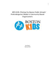 Education / Euthenics / Boston Public Schools / Kindergarten