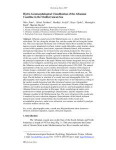 Water / Adriatic Sea / Sedimentary budget / Coast / Sediment / Drin / Headlands and bays / Shoal / Littoral zone / Physical geography / Coastal geography / Earth