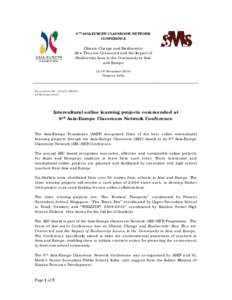 Education / Asia-Europe Foundation / Association of Southeast Asian Nations / Learning platform / E-learning / Asia–Europe Meeting / Organizations associated with the Association of Southeast Asian Nations / International relations / International organizations