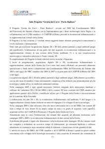 Microsoft Word - Info Progetto _Grotta dei Cervi  Porto Badisco_ SIBA UniSalento_CASPUR_new.doc