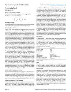 Report on Carcinogens, Twelfth Edition  ([removed]‑Aminobiphenyl