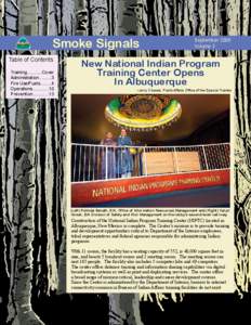 Smoke Signals Table of Contents Training[removed]Cover Administration[removed]Fire Use/Fuels[removed]Operations[removed]
