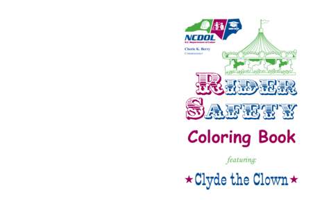 Cherie K. Berry Commissioner Coloring Book featuring: