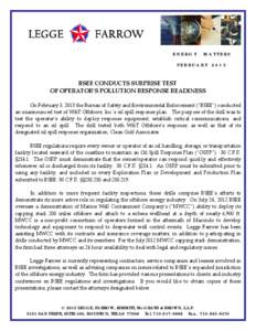Microsoft Word - Newsletter[removed]BSEE Preparedness Drill _FINAL_.doc