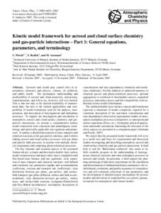 Atmos. Chem. Phys., 7, 5989–6023, 2007 www.atmos-chem-phys.net/ © Author(sThis work is licensed under a Creative Commons License.  Atmospheric