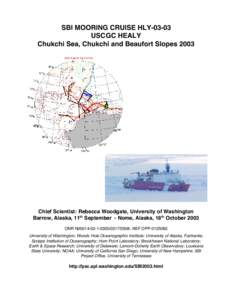 Arctic Ocean / Oceanography / Woods Hole Oceanographic Institution / Beaufort Sea / Chukchi Sea / North Slope Borough /  Alaska / Political geography / Geography of the United States / Physical geography