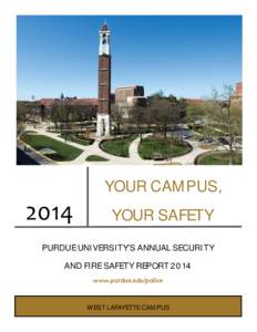    2014  YOUR CAMPUS, YOUR SAFETY