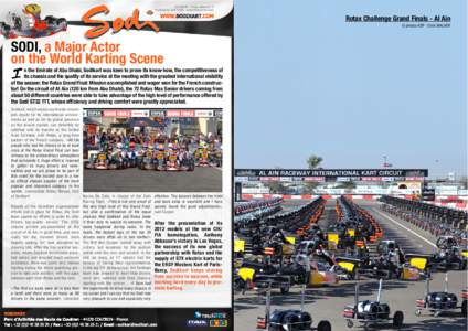 SODIKART - Press release n° 4 Produced by KARTCOM -  Rotax Challenge Grand Finals - Al Ain © photos KSP - Chris WALKER