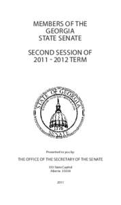 149th Georgia General Assembly / 148th Georgia General Assembly / Georgia General Assembly / Georgia State Senate / State governments of the United States