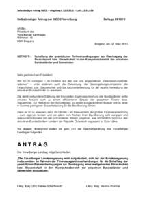 Selbständiger Antrag NEOS – eingelangt:  – Zahl: Selbständiger Antrag der NEOS Vorarlberg Beilage