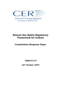 Natural Gas Safety Regulatory