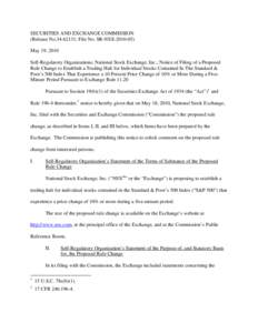 Amendment No. 1 to SR-NSX[removed]Exhibit 1  (W0892424.DOC;2)