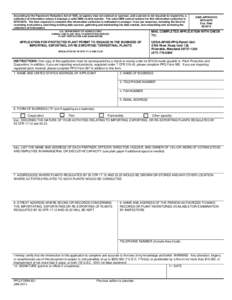 According to the Paperwork Reduction Act of 1995, an agency may not conduct or sponsor, and a person is not required to respond to, a collection of information unless it displays a valid OMB control number. The valid OMB